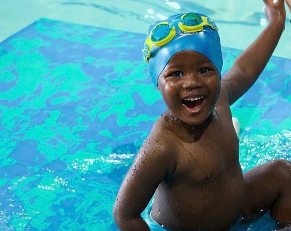 Swimming lesson moment 7